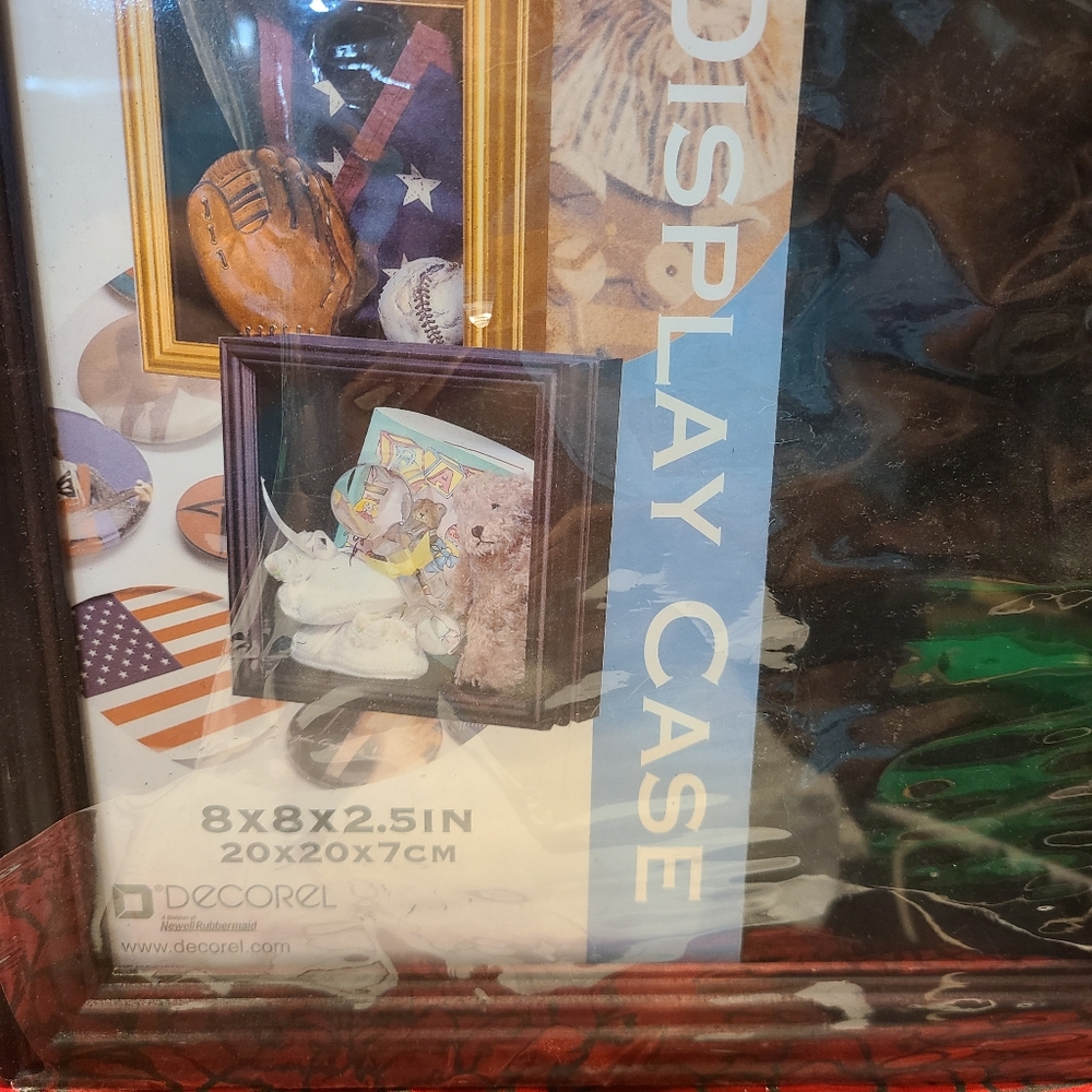 Decorel Wood And Glass Display Case